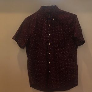 AE Poplin short sleeve button-up Shirt